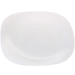 Тарелка «White magic» 19,5*19,5см стеклокерамика мягкий квадрат