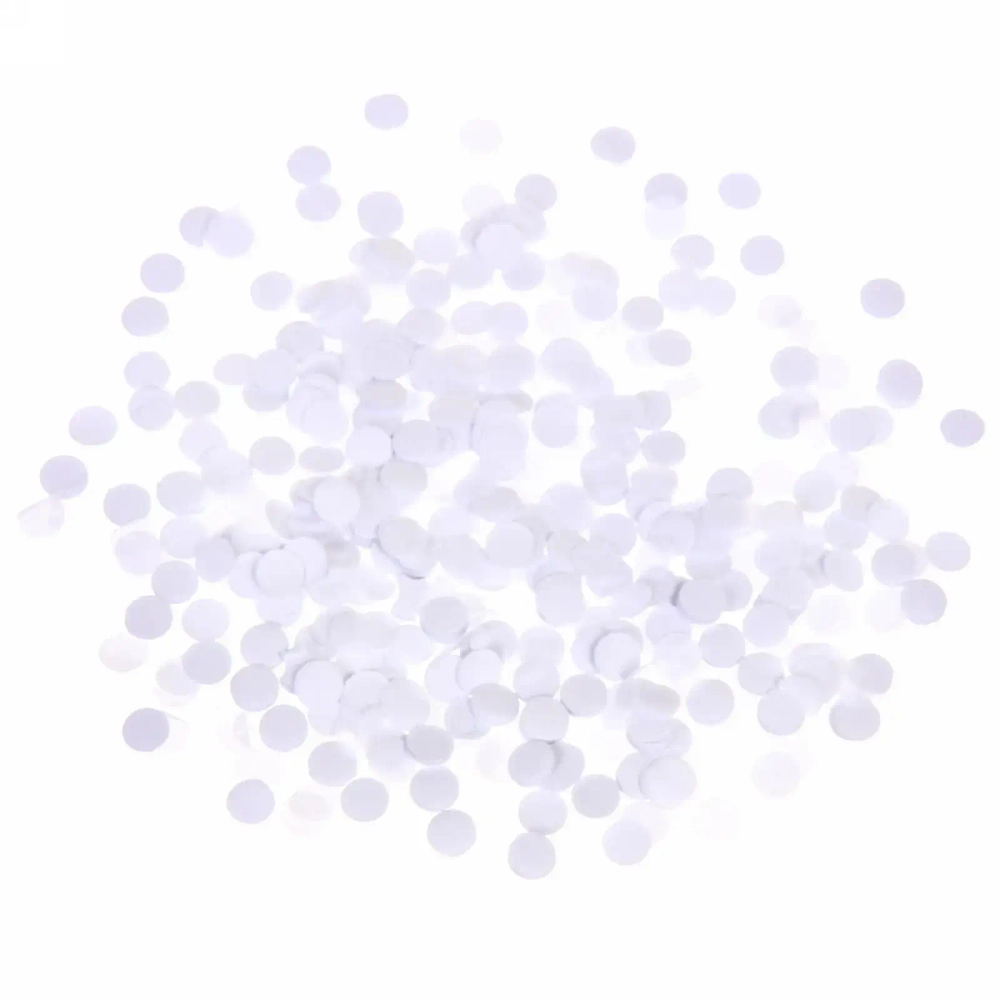 Конфетти «Круги белые» 10 г, бумага