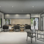 359429 SPOT NT24 438 черный Светильник встраиваемый с переключателем цв. температуры IP65 LED 20W 170-265V 3000К\4000К\6000К LANG