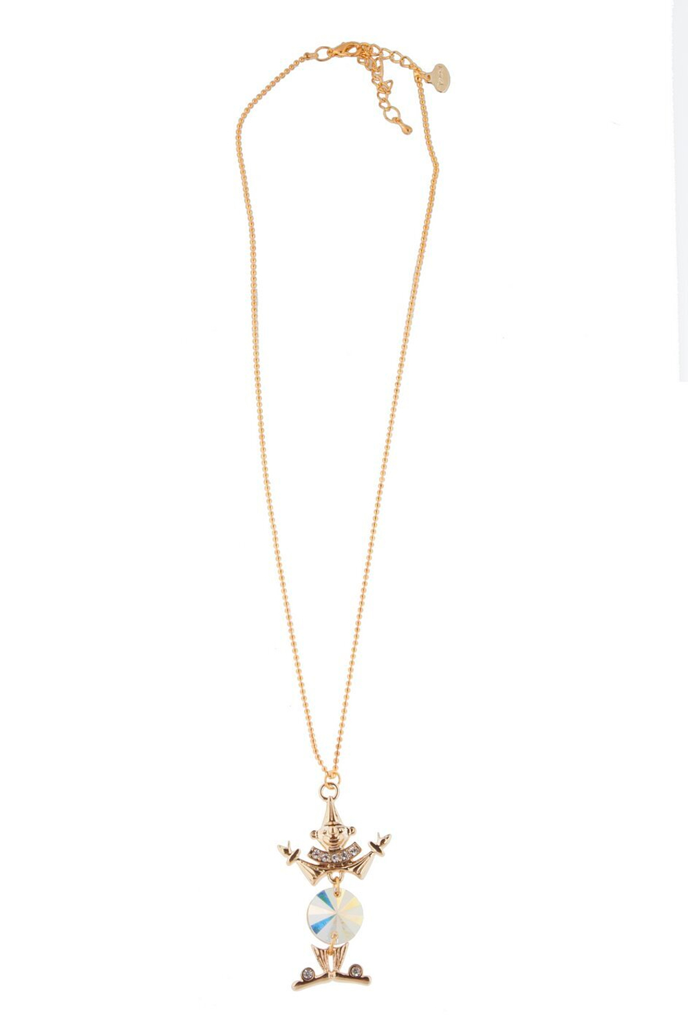 "Сибонак" подвеска в золотом покрытии из коллекции "Шапито" от Jenavi с замком карабин