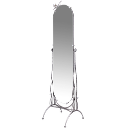 Напольное зеркало Терра Айс Античное серебро