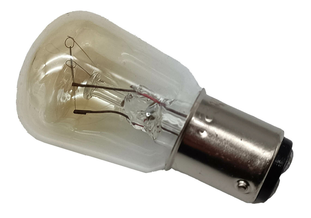 10шт Лампа накаливания Лисма РН 120-15, 120В 15Вт, B15d, d26х52мм (широкая колба)