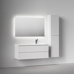 Тумба подвесная SANCOS Snob R правая 1195х445х500, c двумя ящиками оснащенными доводчиками, Bianco, арт.SNR120RW