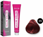 OLLIN COLOR 7/6 русый красный 60мл Перманентная крем-краска для волос
