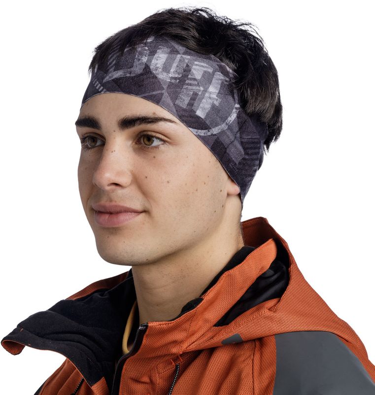 Повязка Buff Thermonet Headband Micor Graphite Фото 2