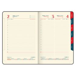 Ежедневник датированный 2026 B6 125х173 мм GALANT "Vivid" под кожу сиреневый (117412)