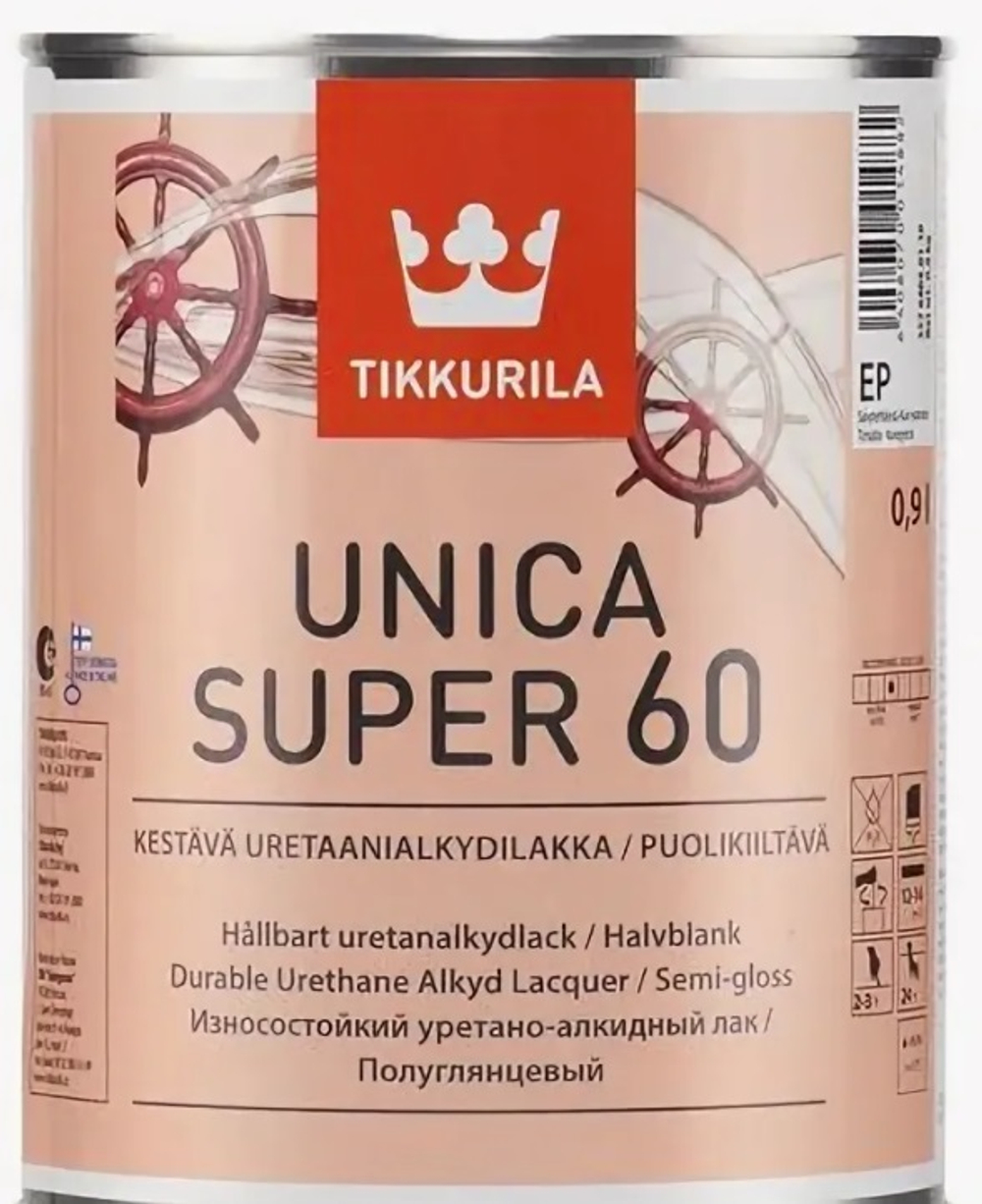 TIKKURILA Unica superлак . п/глянец 0,9 л