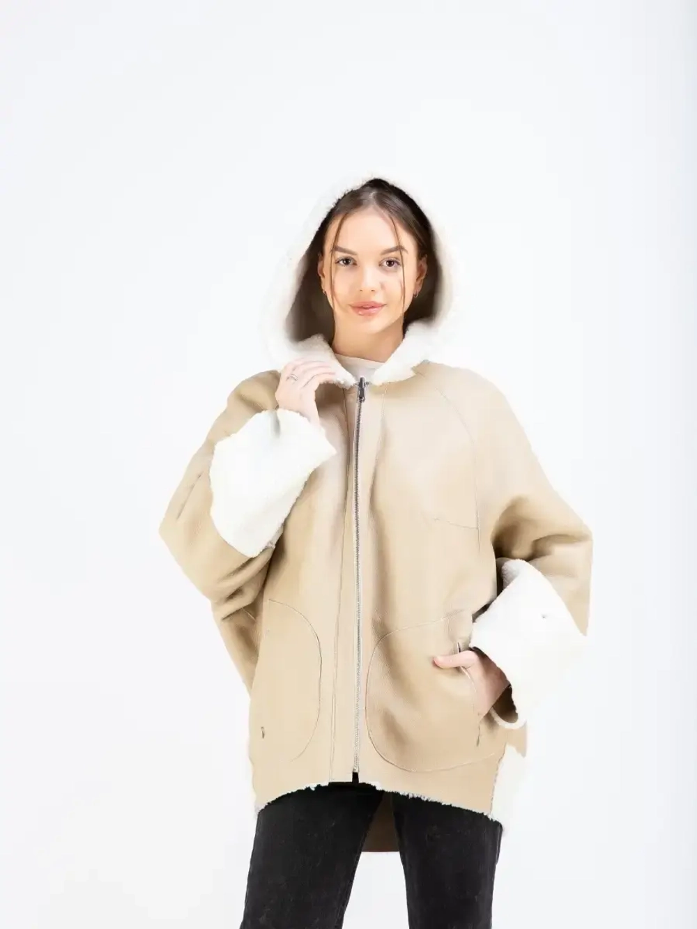 Шуба женская натуральная овчина Турция