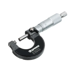 Микрометр механический ЕРМАК, 0-25 мм, шаг измерений 0,01 мм, фиксатор шпинделя