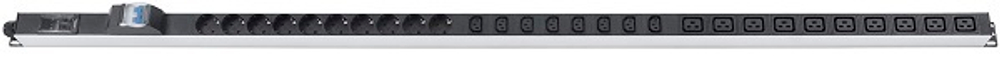 Блок розеток 19", 10 розеток Cabeus PDU-32-10S-10C19-8C13-B-T