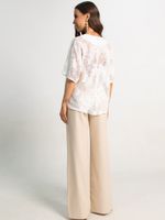 Костюм Летний стиль (бело-бежевый) К15909-7М LT Collection