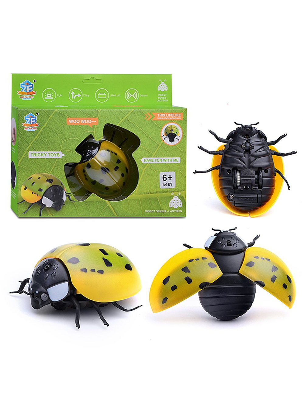 Игрушка Божья коровка на батарейках (9922S)