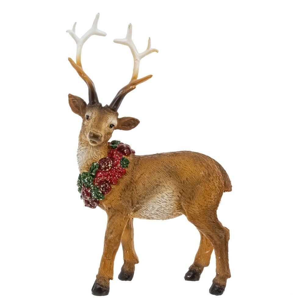 GAEM Фигурка декоративная "Олень", L8,5 W5,5 H13 см, 2в.