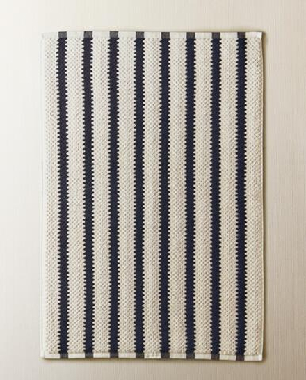 Zara Home коврик для ванной из хлопка, чёрный, 50x80 см
