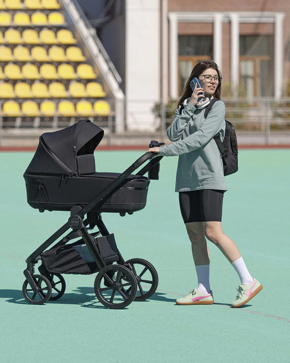 Коляска 2 в 1 Carrello Omega Plus CRL-6540/1 Cosmo Black