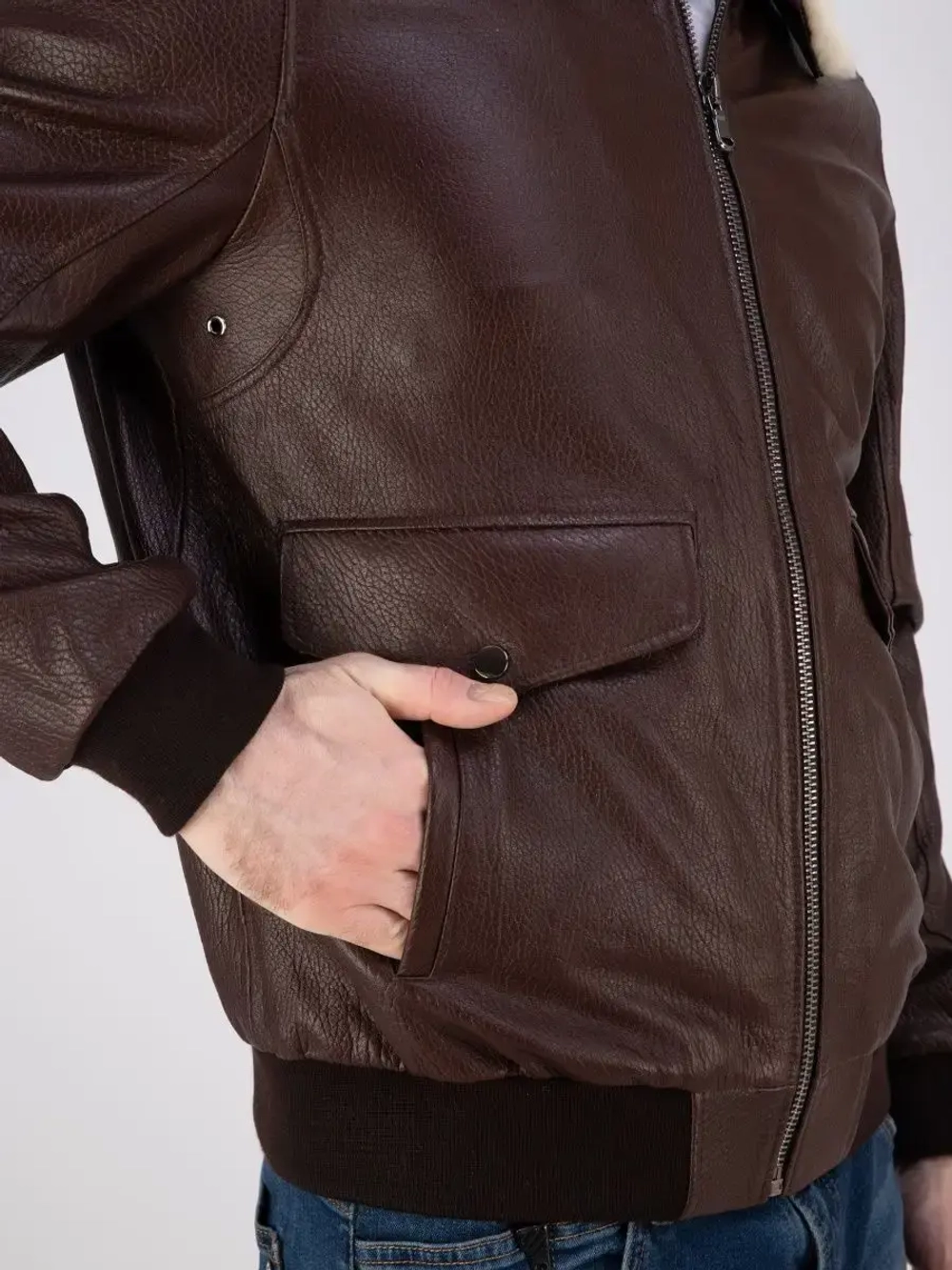 Куртка кожаная из натуральной кожи Турция