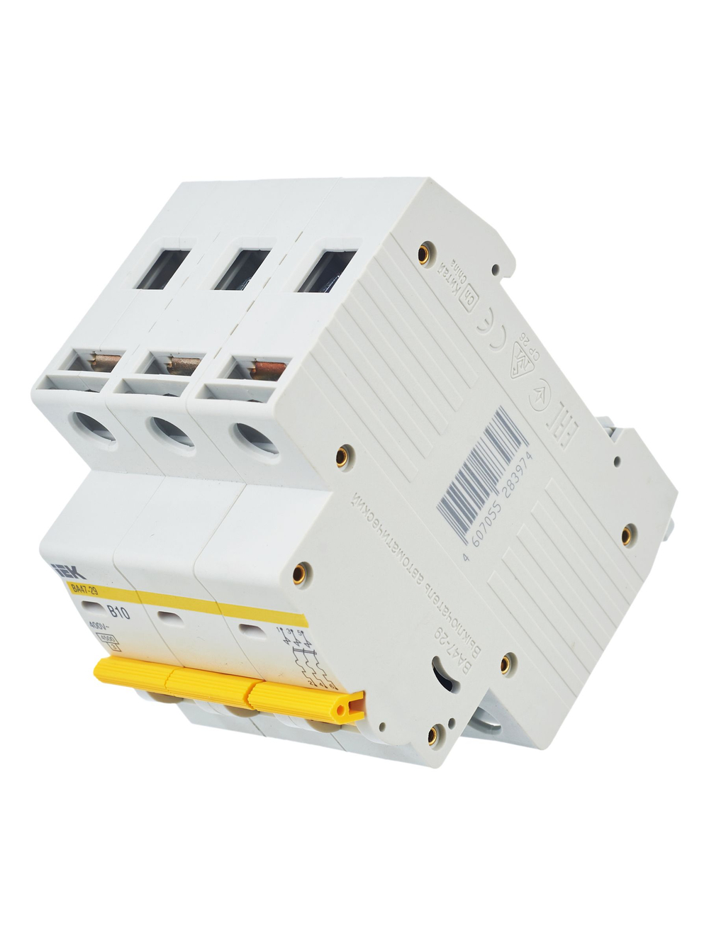 KARAT Автоматический выключатель ВА47-29 3P B 10А 4,5кА IEK