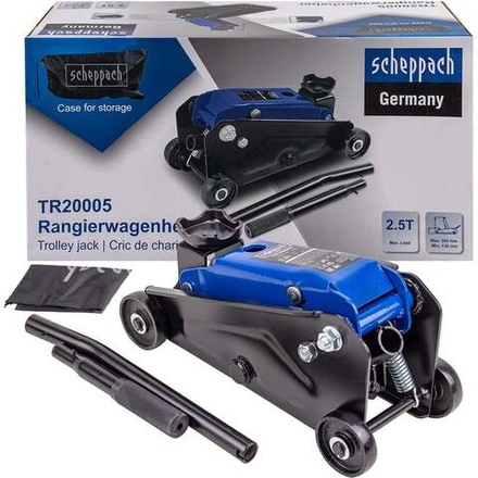 Домкрат подкатной гидравлический Scheppach 2,5т Sch-TR20005(62645)