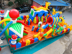 Надувной батут "Зоопарк"