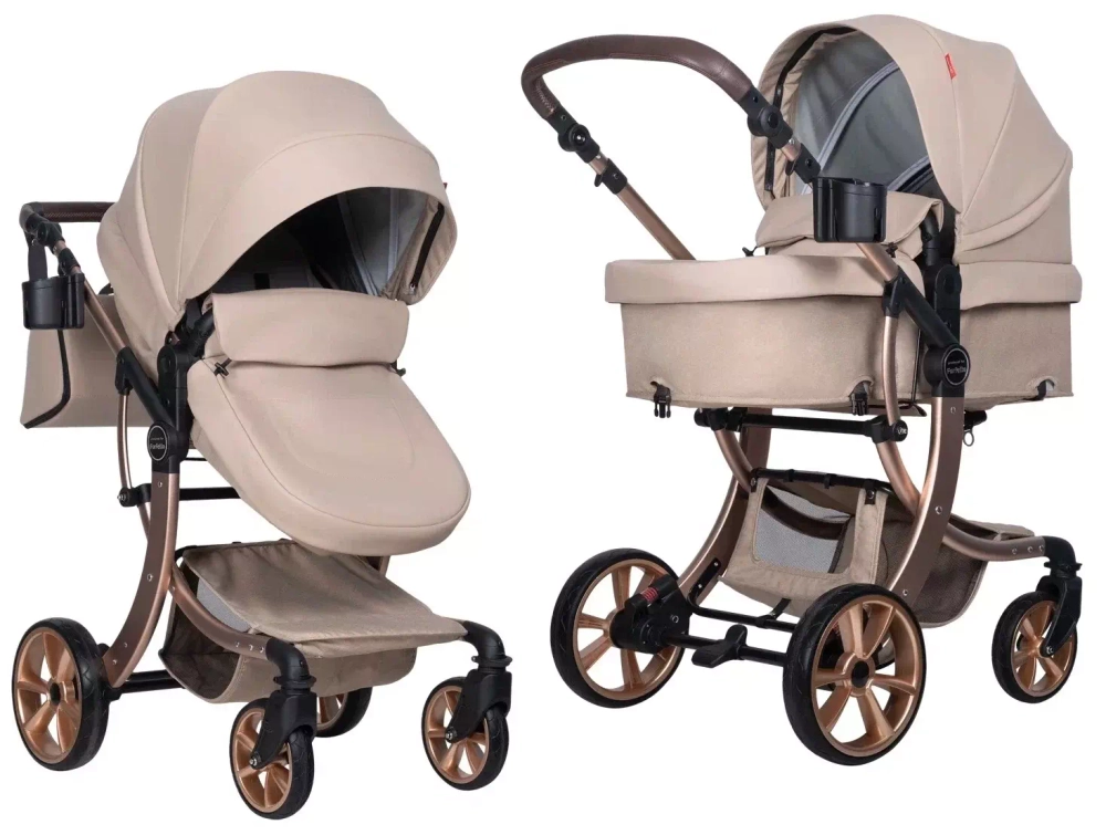 Коляска трансформер Aimile Original Autumn (Кремовый / Cream AA-6)
