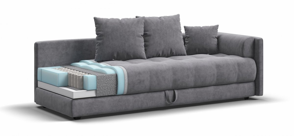 Тахта Босс Велюр Роял агат