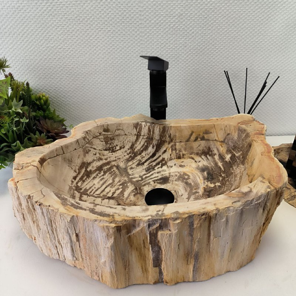 Купить Раковина из окаменелого дерева Fossil Basin OD-02348 56*40*16