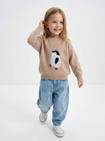 1003-324 Джемпер вязаный (пингвин)