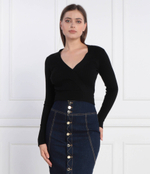 Блузка LS VN LUCIE GUESS - черный(W3BR29 Z2V42)