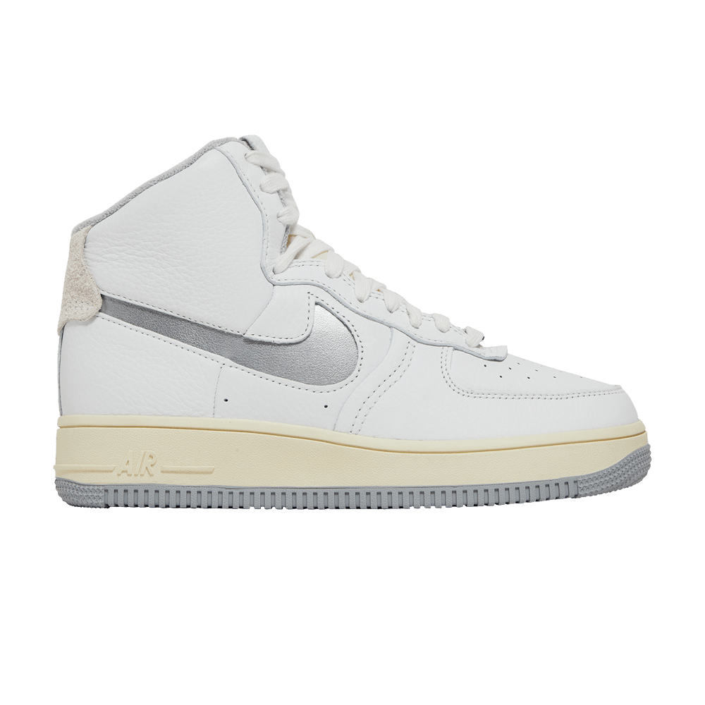 Кроссовки Nike Air Force 1 Sculpt Silver (Женская размерная сетка)