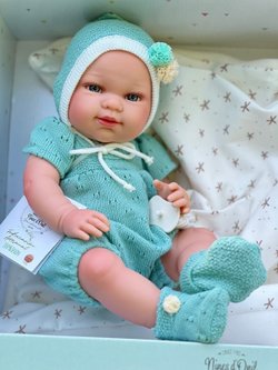 Кукла Реборн Nines 37см Baby виниловая (N0231)