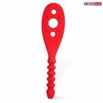 Красная силиконовая шлепалка - 30 см. (Цвет: красный)
