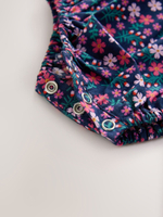 Платье-песочник и колготки в комплекте для девочек Next AN7-955, Темно-синий