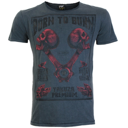 Футболка темно-синяя Yakuza Premium 3819
