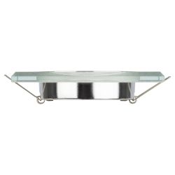 Встраиваемый светильник со светодиодной подсветкой ЭРА DK LD50 CH/SHSL GX53 хром серебро