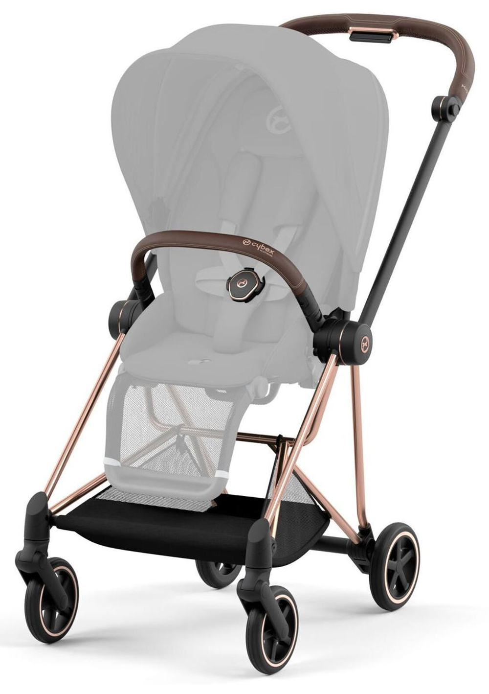 Прогулочная коляска Cybex Mios III Rosegold complete Sepia Black