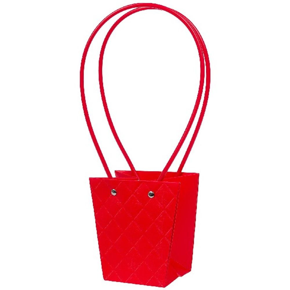 Пакет Мастхэв M конус "Diamond" 12x8xH12,5 (Красный)