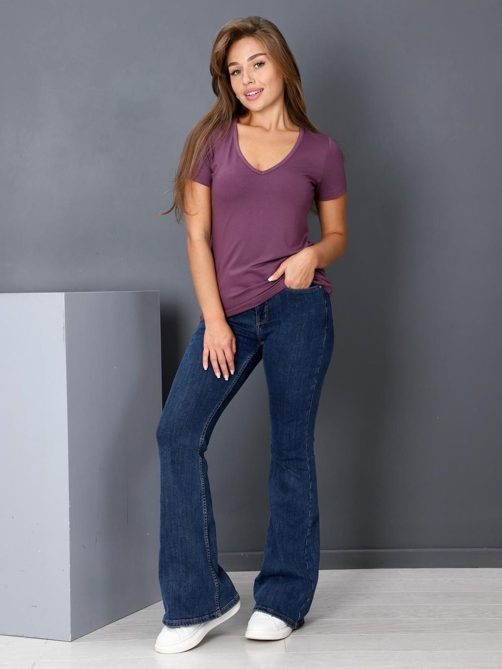 Каркаде - футболка фиолетовый Iv-capriz (Акция)