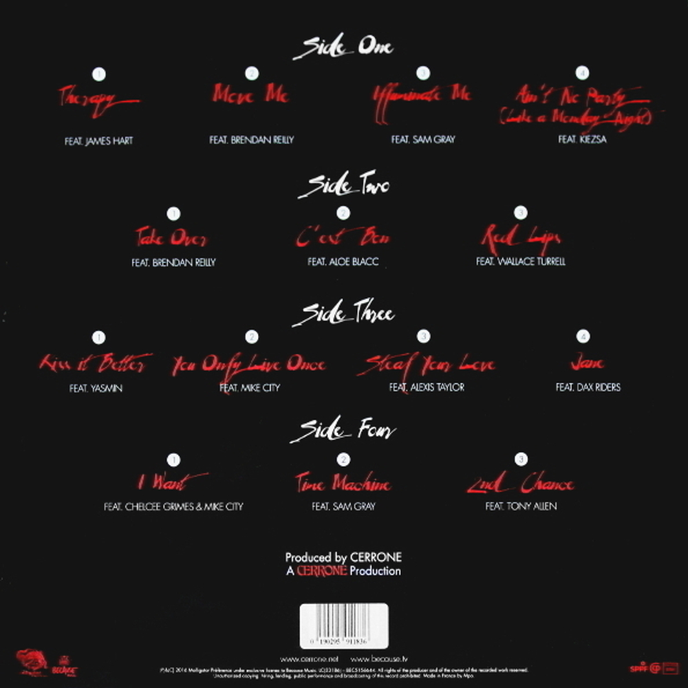 Cerrone / Red Lips (Coloured Vinyl)(2LP+CD)