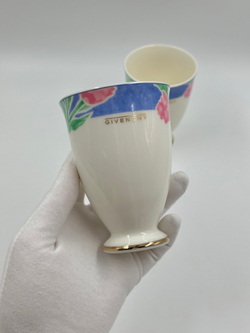 Стакан с синей каймой Givenchy by Yamaka