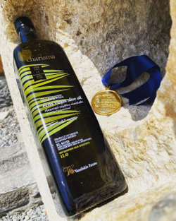 Оливковое масло греческое CHARISMA Extra Virgin в жестяной канистре 1,5 литра, Греция (Крит)