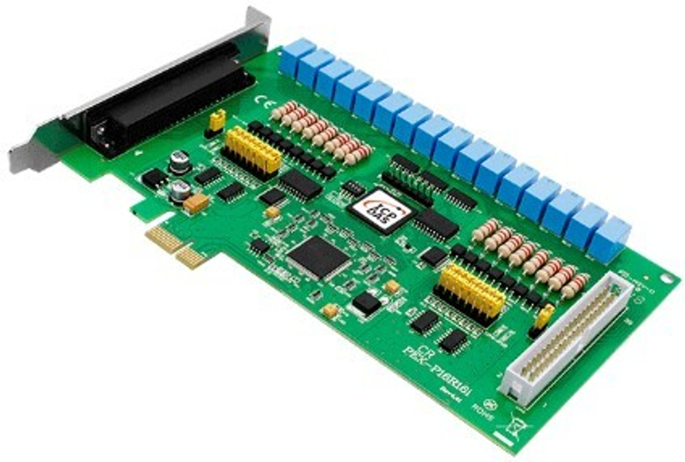 Плата  ICP DAS PEX-P16R16I CR