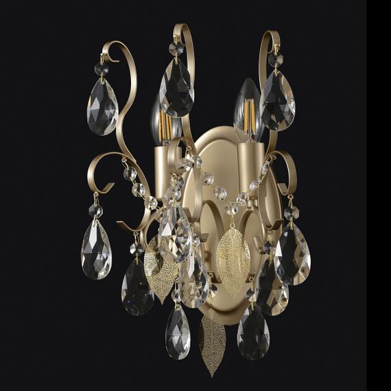 Настенный светильник Crystal Lux Esmiralda AP2 Gold