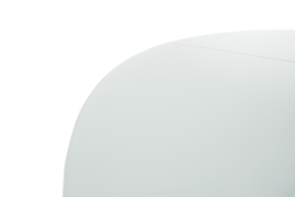 Стол Аврора Ривьера СВ D90, Стекло, Эмаль белая,  7