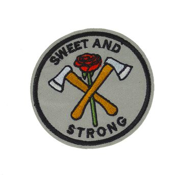 Нашивка на рюкзак и на одежду. Sweet and Strong