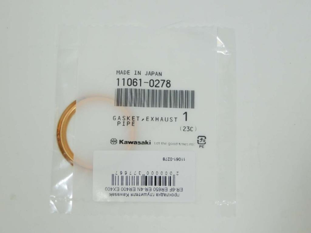 прокладка глушителя Kawasaki ER-6F ER650 ER-4N ER400 EX400 EX650 KLE650 Versys 11061-0278