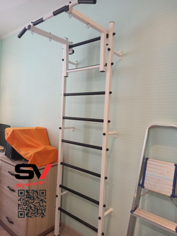 Монтаж шведской стенки Sv Sport в пеноблочные, газоблочные стены