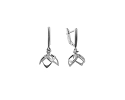 Восковка серьги (жемчуг 10.00 мм - 2 шт. Ø 2.00 мм - 2 шт., 8 деталей)