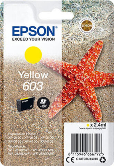 Картридж струйный желтый 1 шт Epson C13T03U44020