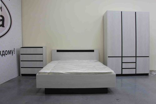 Бостон Комод 4 ящика Анкор светлый / Венге