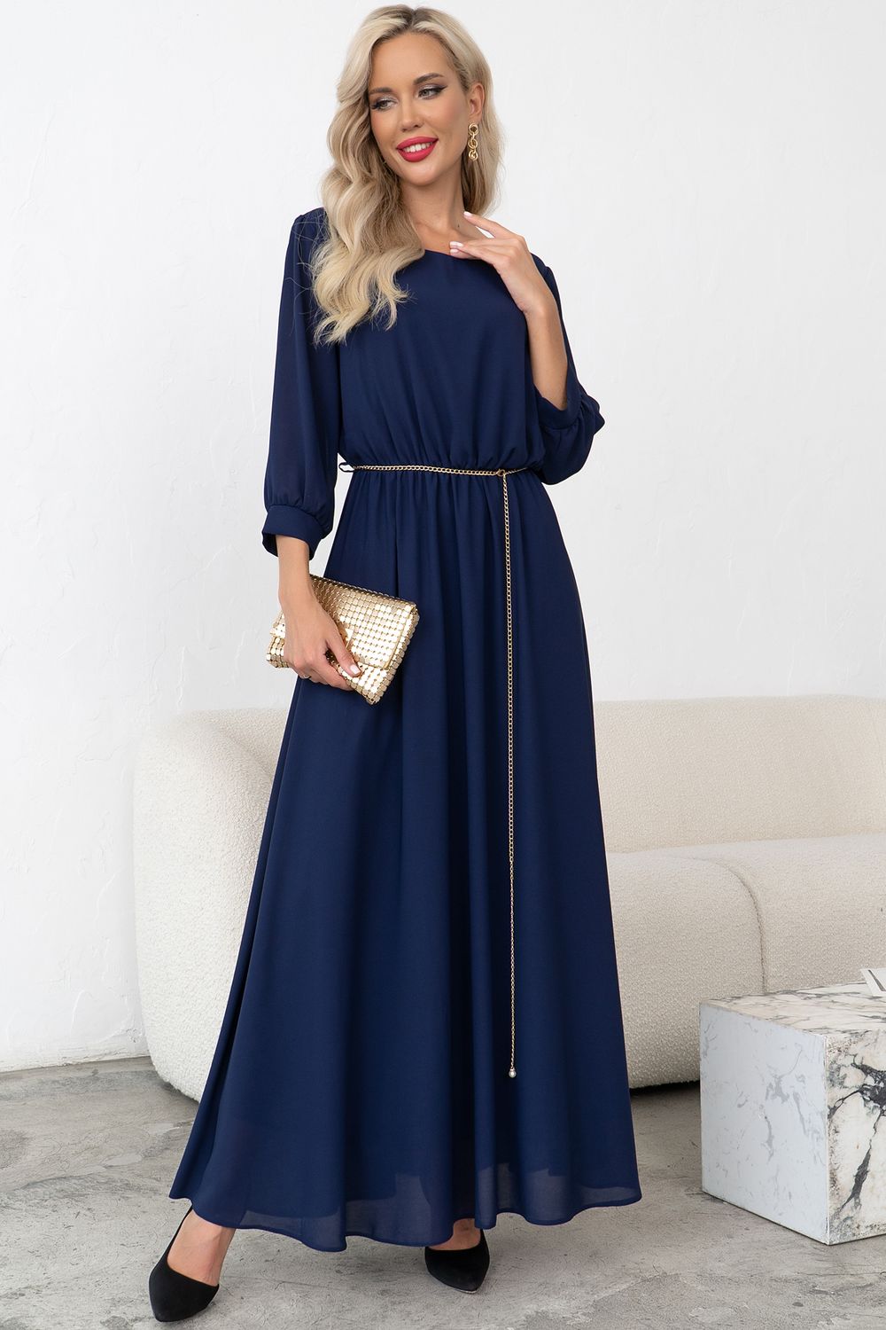 Платье Мая (синий) Р11-1250/3 Nikol